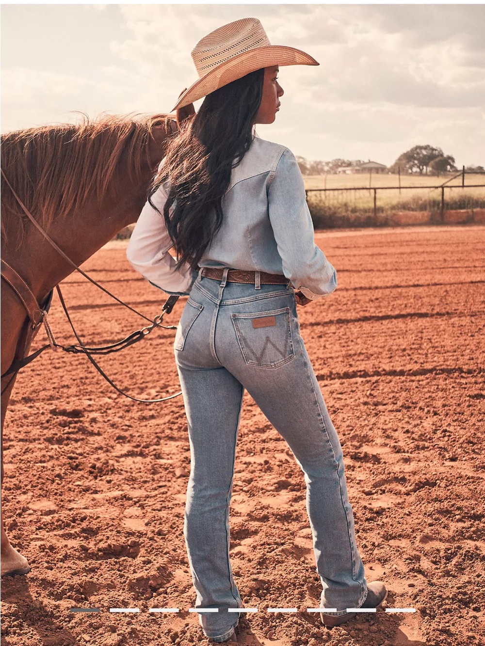 Wrangler WESTWARD 626 high rise bootcut Jeans